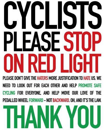 cycle red light